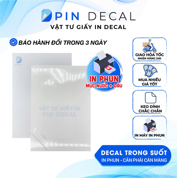 Vật tư giấy in decal